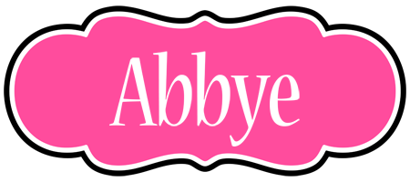 Abbye invitation logo