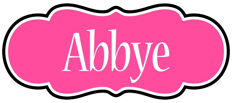 Abbye invitation logo