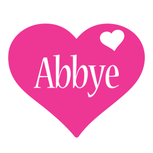 Abbye love-heart logo