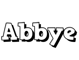 Abbye snowing logo