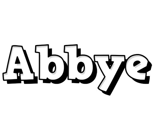 Abbye snowing logo