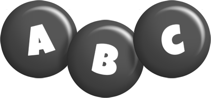 Abc candy-black logo
