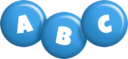 Abc candy-blue logo