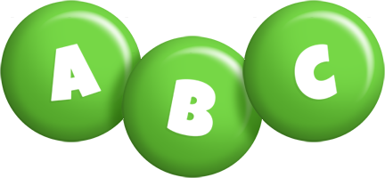 Abc candy-green logo