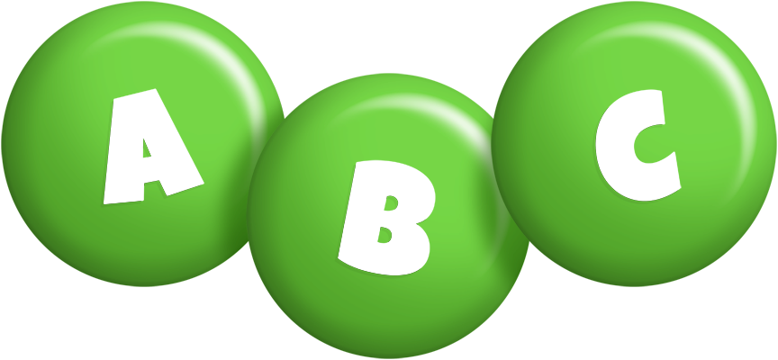 Abc candy-green logo