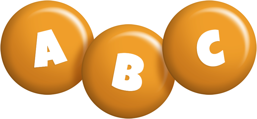Abc candy-orange logo