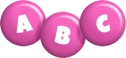 Abc candy-pink logo