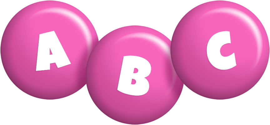 Abc candy-pink logo