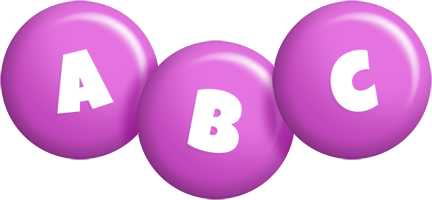Abc candy-purple logo