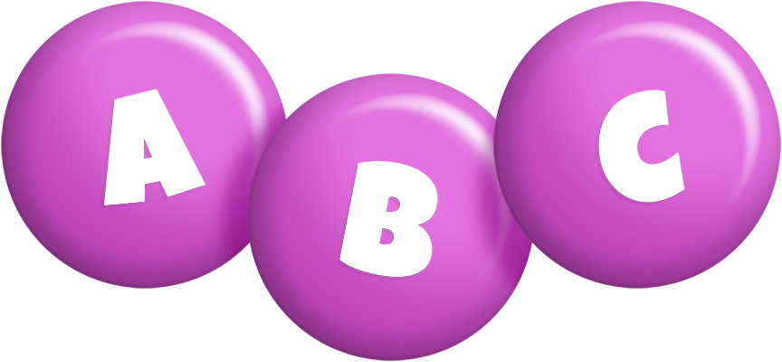 Abc candy-purple logo