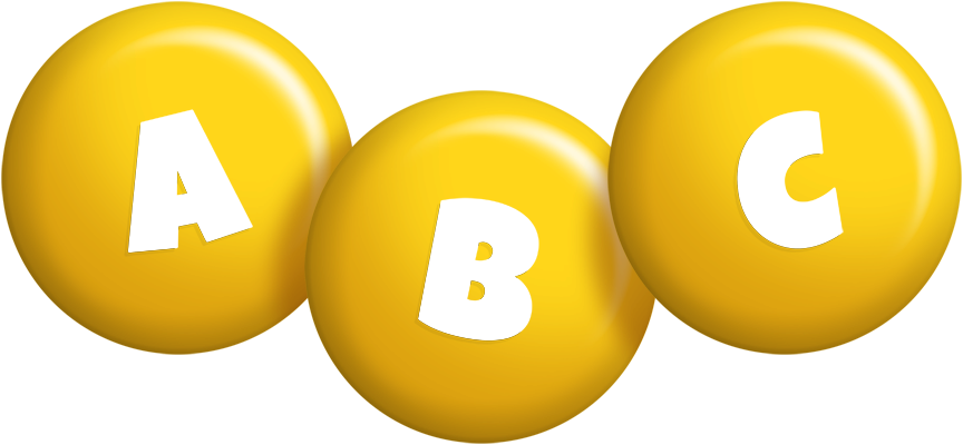 Abc candy-yellow logo
