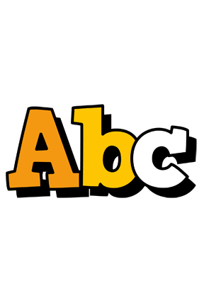 Abc cartoon logo