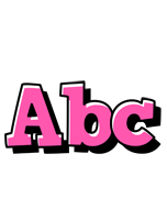 Abc girlish logo