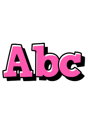 Abc girlish logo
