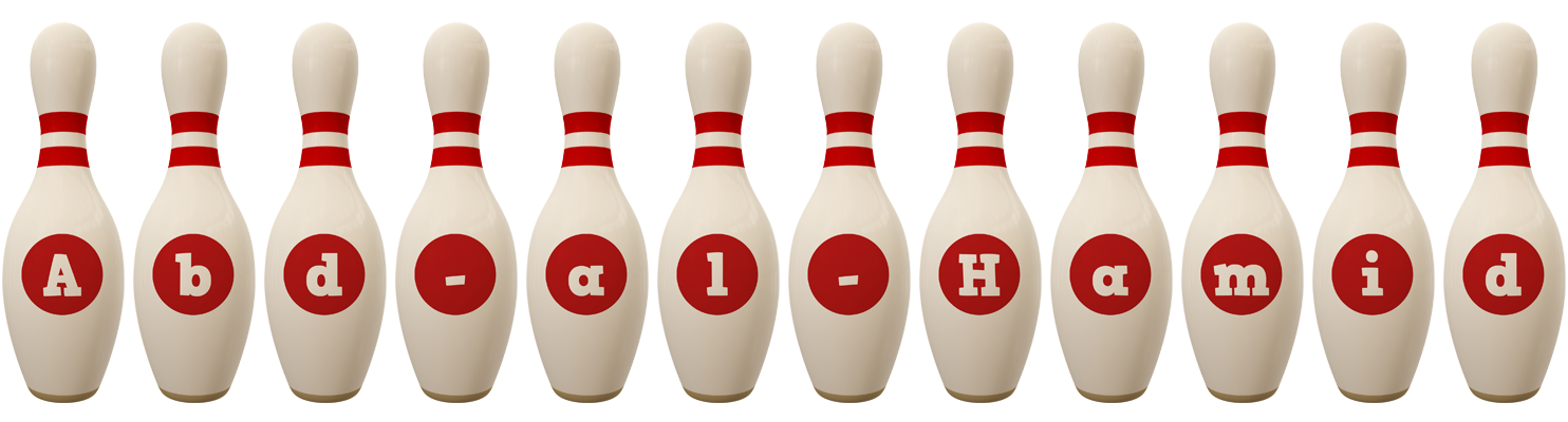 Abd-al-Hamid bowling-pin logo