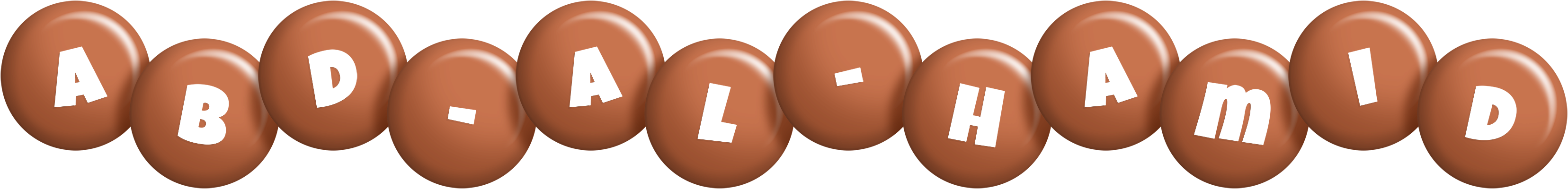 Abd-al-Hamid candy-brown logo