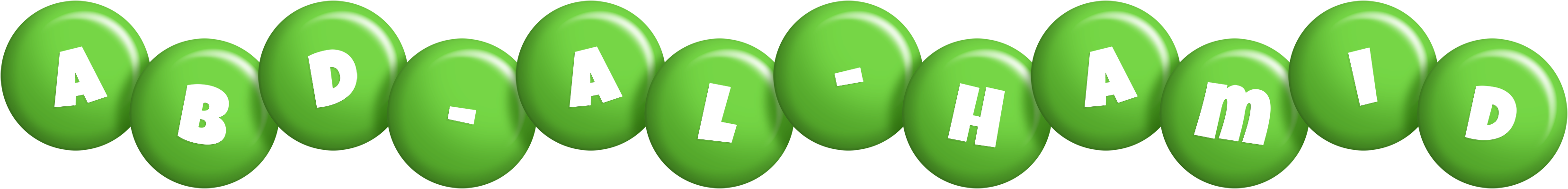 Abd-al-Hamid candy-green logo