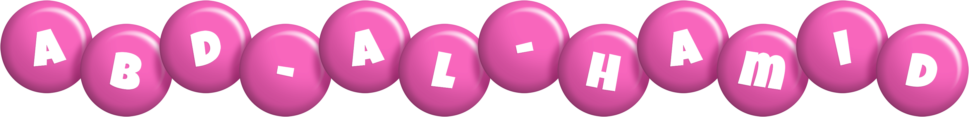 Abd-al-Hamid candy-pink logo