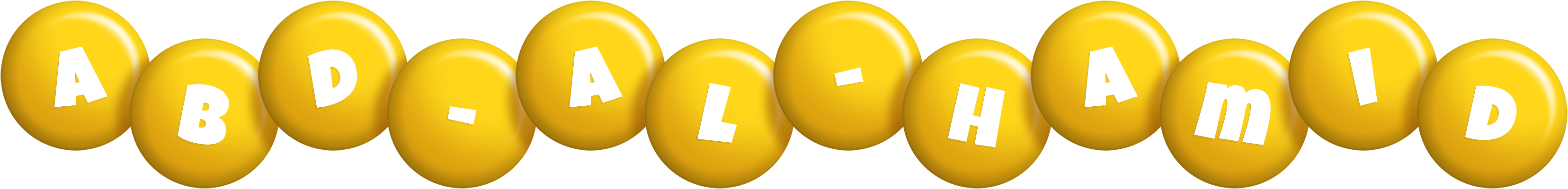 Abd-al-Hamid candy-yellow logo