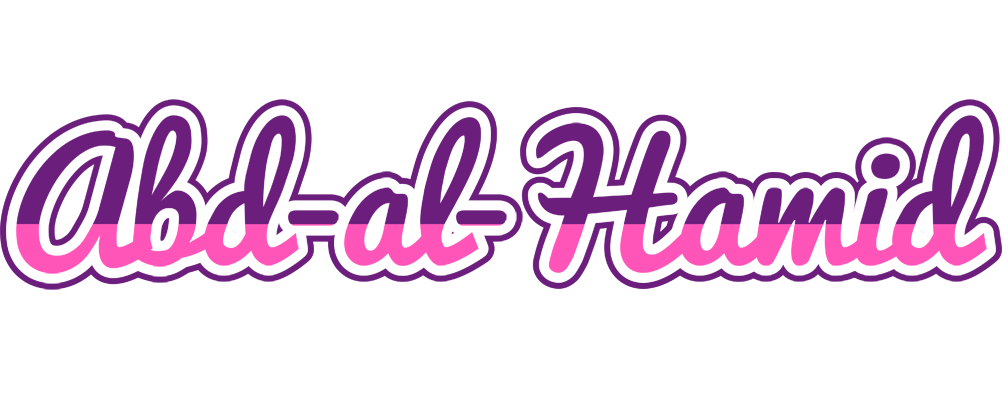 Abd-al-Hamid cheerful logo