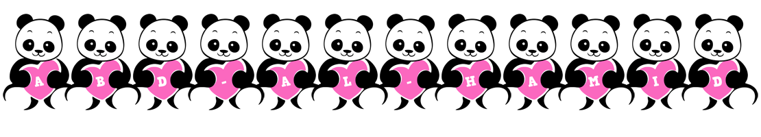 Abd-al-Hamid love-panda logo