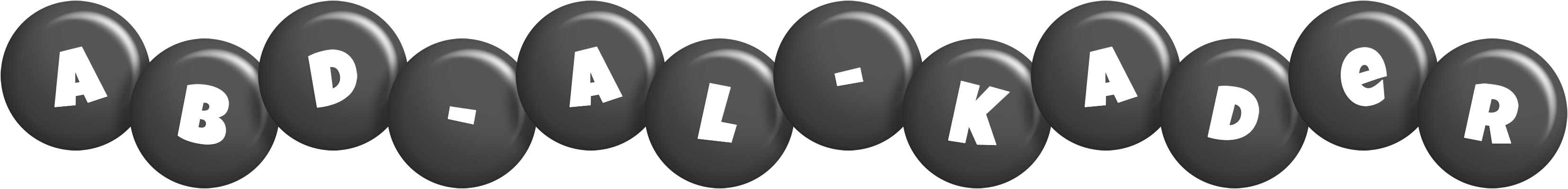 Abd-al-Kader candy-black logo