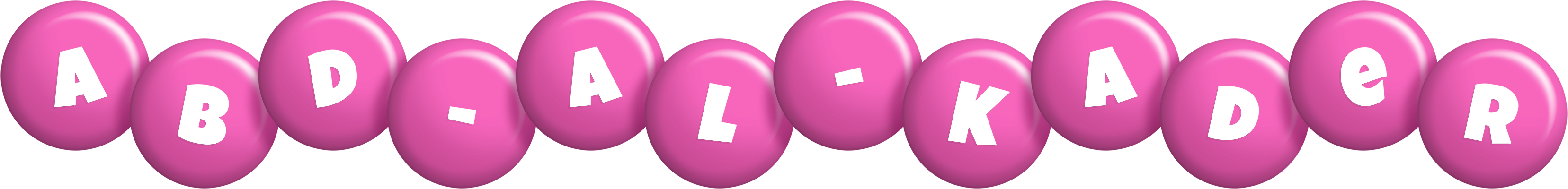 Abd-al-Kader candy-pink logo