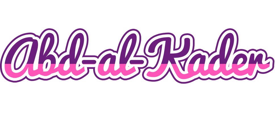 Abd-al-Kader cheerful logo