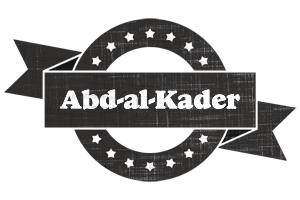 Abd-al-Kader grunge logo