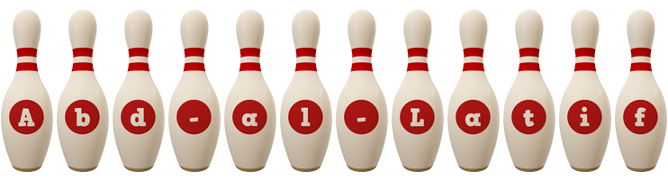 Abd-al-Latif bowling-pin logo