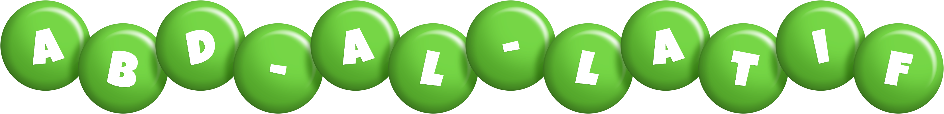 Abd-al-Latif candy-green logo
