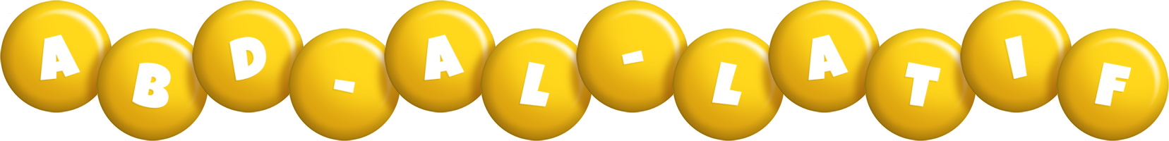 Abd-al-Latif candy-yellow logo