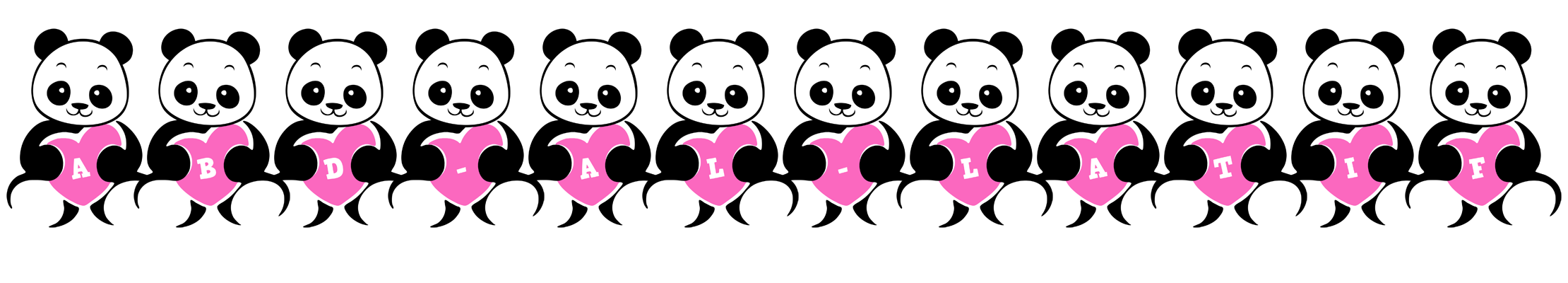 Abd-al-Latif love-panda logo