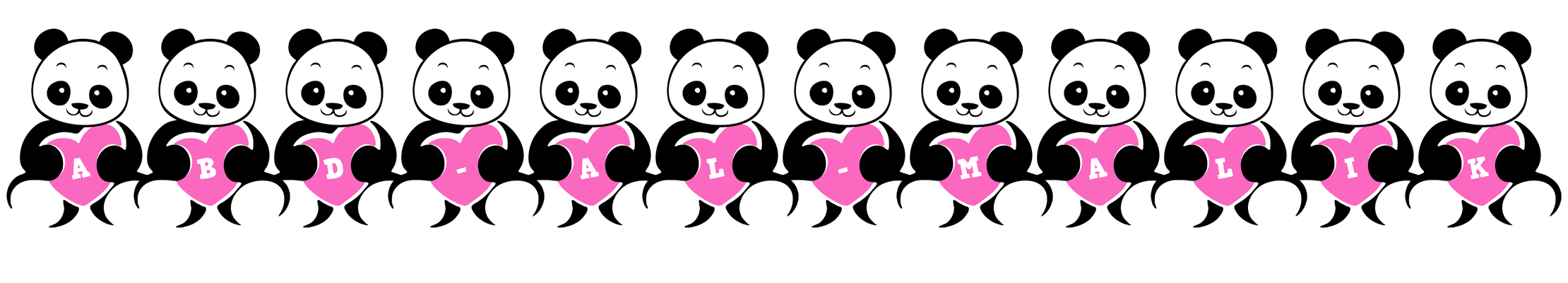 Abd-al-Malik love-panda logo