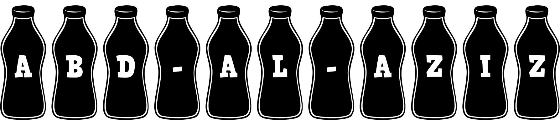 Abd-al-aziz bottle logo
