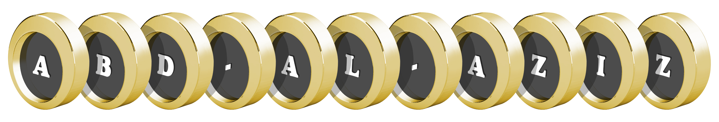 Abd-al-aziz gold logo