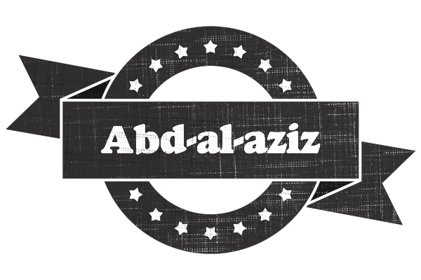Abd-al-aziz grunge logo
