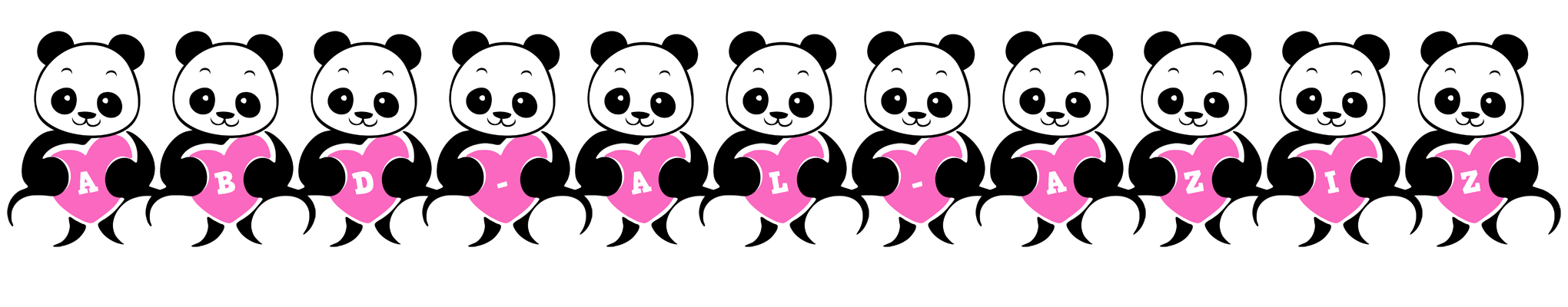 Abd-al-aziz love-panda logo