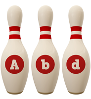 Abd bowling-pin logo