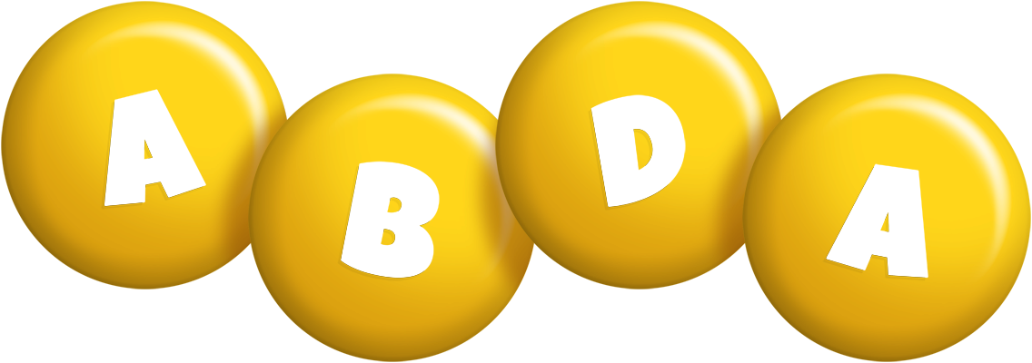 Abda candy-yellow logo