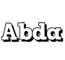 Abda snowing logo