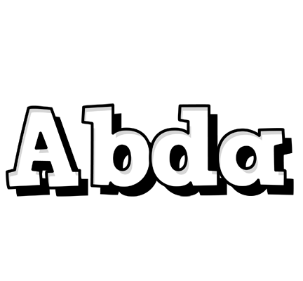 Abda snowing logo