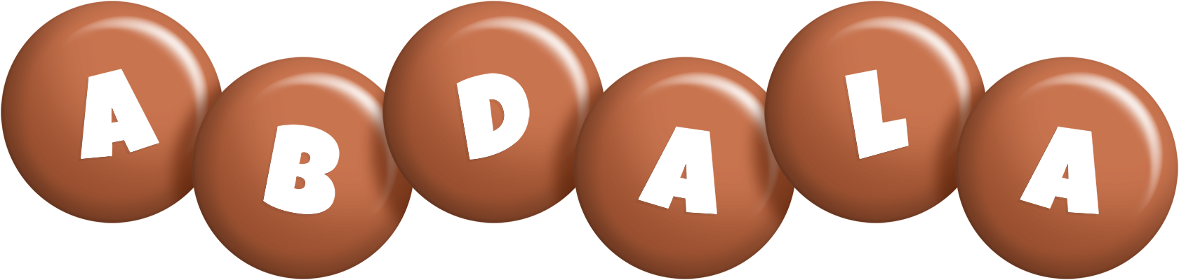 Abdala candy-brown logo
