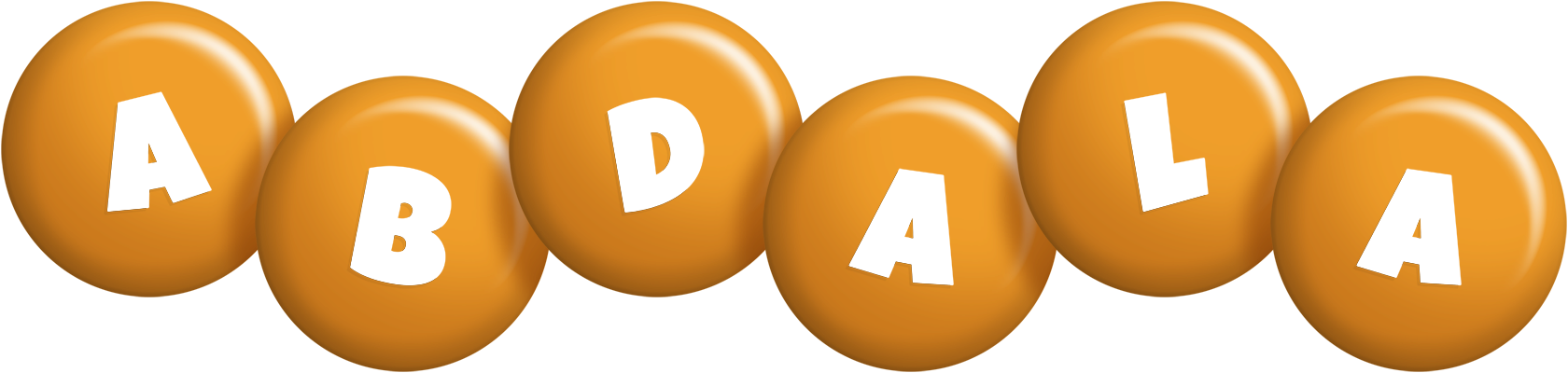 Abdala candy-orange logo