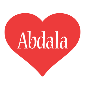 Abdala love logo