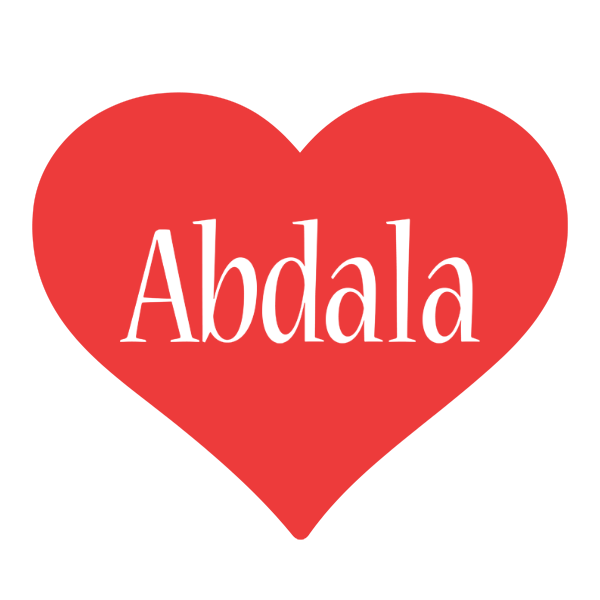 Abdala love logo