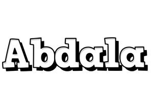 Abdala snowing logo