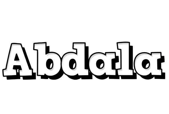 Abdala snowing logo