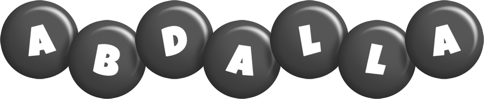 Abdalla candy-black logo