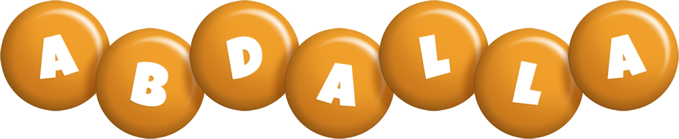 Abdalla candy-orange logo